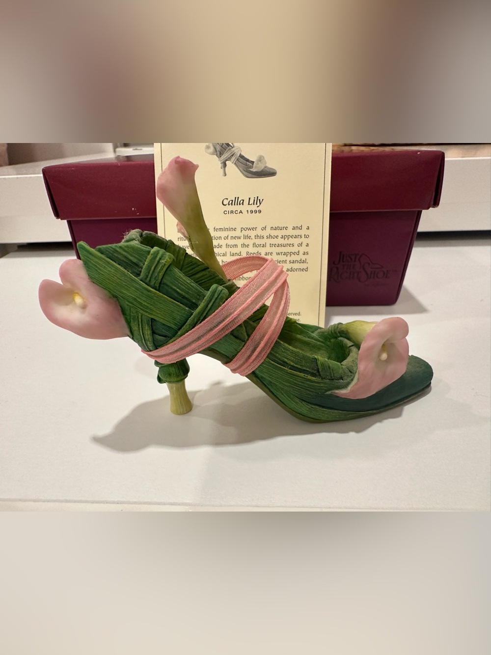 Just the Right Shoe Calla Lily Circa 1999 NWT